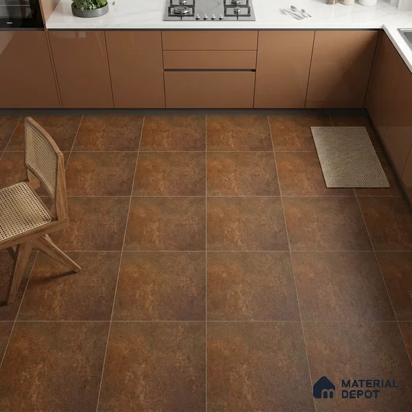 Stone Floor Tile TL 05356 B Rosato Cotto 2 ft x 2 ft Matte Finish Anti Skid Vitrified Tile - 12 mm | Suitable for Balcony, Terrace & Coutyard