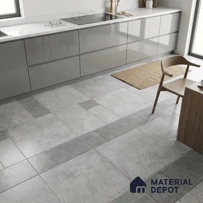 Stone Floor Tile TL 05362 Gradient 2 ft x 2 ft Matte Finish Anti Skid Vitrified Tile - 12 mm | Suitable for Balcony, Terrace & Coutyard