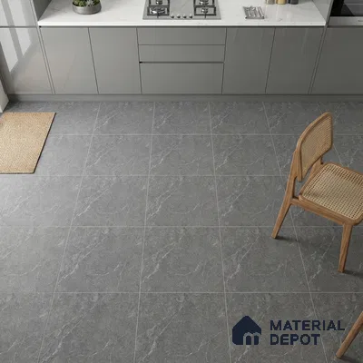 Stone Floor Tile TL 05363 B Strada Monsana Pearl 2 ft x 2 ft Vitrified Punch Matte Finish - 12 mm | Suitable for Parking, Balcony, Courtyard, Patio, Terrace (Sample)