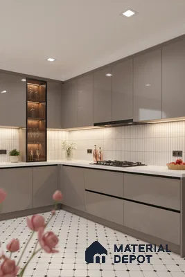 Faux Subway Wall Tile TL 05376 F Miraq Kitkat Snow White 2 ft x 1 ft Ceramic Glossy Finish - 8 mm | Suitable For Kitchen, Bathroom Walls and Backsplashes | Please Expect a Slight Variation of Pattern
