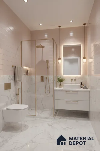 Faux Subway Wall Tile TL 05385 B Miraq Eggshell Ivory 2 ft x 1 ft Ceramic Matte Finish - 8 mm | Suitable For Kitchen, Bathroom Walls and Backsplashes | Please Expect a Slight Variation of Pattern