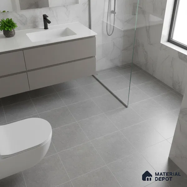 Kitchen Wall Tile TL 05388 E Bistro Mosa Grey Matching Floor 1 ft x 1 ft Ceramic Matte Finish - 9 mm | Suitable For Kitchen, Bathroom, Balcony Floors