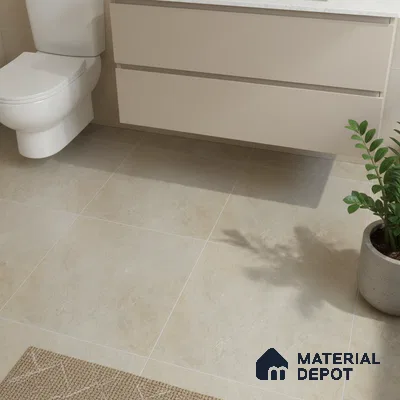 Marble Floor Tile TL 05388 F Bistro Mosa Brown Matching Floor 1 ft x 1 ft Ceramic Anti Skid Matte Finish - 9 mm | Suitable For Bathroom, Kitchen (Sample)