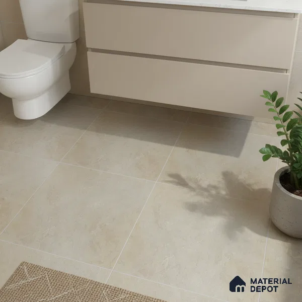 Marble Floor Tile TL 05388 F Bistro Mosa Brown Matching Floor 1 ft x 1 ft Ceramic Anti Skid Matte Finish - 9 mm | Suitable For Bathroom, Kitchen (Sample)