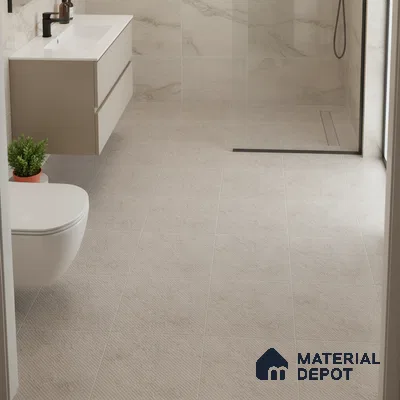 Marble Floor Tile TL 05407 C Bistro Beige Onyx Matching Floor 1 ft x 1 ft Ceramic Anti Skid Matte Finish - 9 mm | Suitable For Bathroom, Kitchen (Sample)