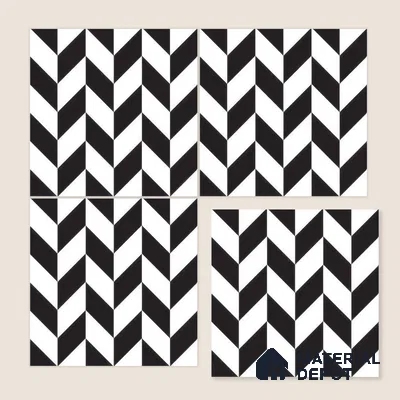 Moroccan Floor & Wall Tile TL 05439 Morissa Monochrome Rey 1 ft x 1 ft Ceramic Matte Finish - 7.5 mm | Suitable for Bathroom, Kitchen, Entryway | Please Expect a Slight Variation of Pattern