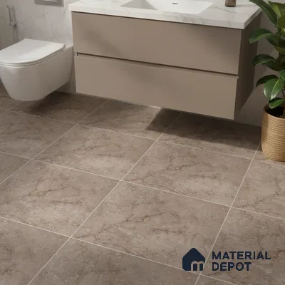 Marble Matching Floor Tile TL 05485 D Lustra Allure Storm 1 ft x 1 ft Ceramic Antiskid Matte Finish - 9 mm | Suitable for Bathroom, Kitchen (Sample)