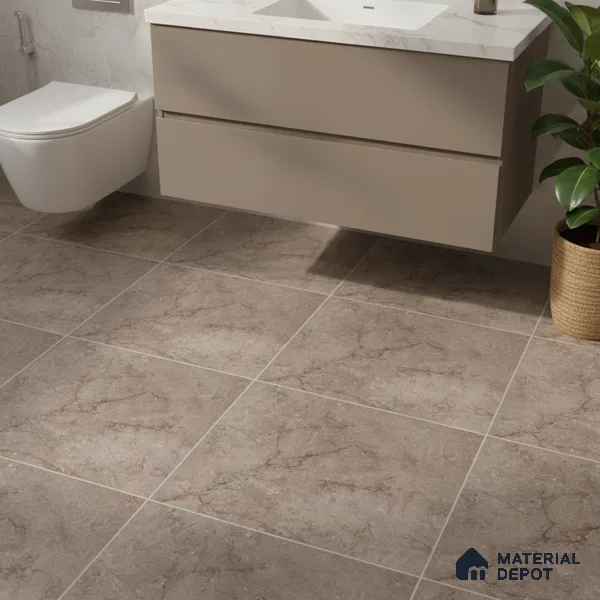 Marble Matching Floor Tile TL 05485 D Lustra Allure Storm 1 ft x 1 ft Ceramic Antiskid Matte Finish - 9 mm | Suitable for Bathroom, Kitchen (Sample)