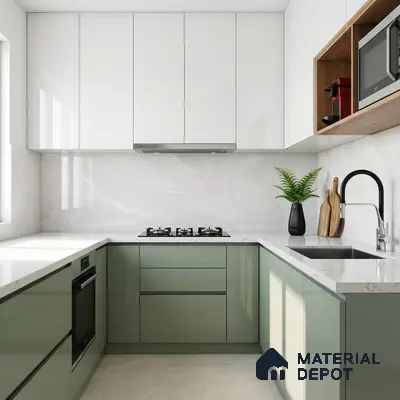 Marble Wall & Floor Tile TL 05529 Luxe Blanco 2 ft x 4 ft Vitrified Glossy Finish - 9 mm | 5 Random Design | Suitable for Living Room, Bedroom, Bathroom, Kitchen