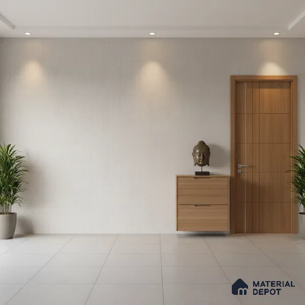 Punch Wall Tile TL 05547 B Prestige Leaf Grey 2 ft x 4 ft Vitrified Matte Finish - 9 mm  | Suitable for Living Room, Bedroom, Bathroom (Sample)