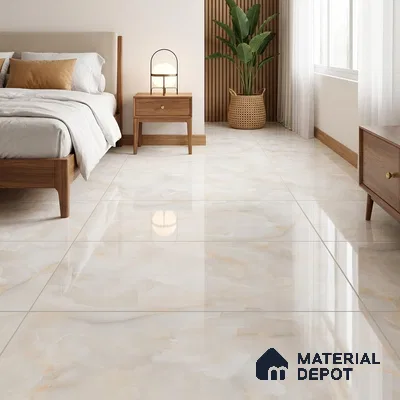 Budget Friendly Marble Floor & Wall Tile Value For Money TL 05584 Onyx Carolina 4 ft x 2 ft - Vitrified Glossy Finish -9 mm | 4 Random Design | Suitable for Living Room, Bedroom & Bathroom