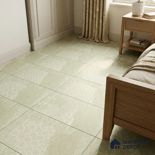 Highlighter Wall & Floor Tile TL 05624 B Green 4 ft x 2 ft Matte Finish Vitrified Tile - 9 mm | Suitable for Living Room, Dining, Feature / Accent Walls