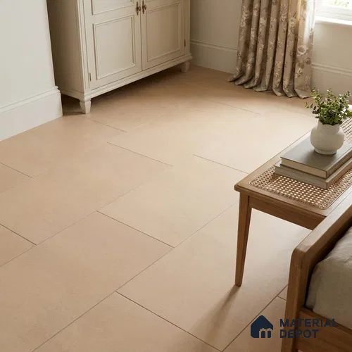 Plain Wall & Floor Tile TL 05626 Orange 4 ft x 2 ft Matte Finish Vitrified Tile - 9 mm | Suitable For Living Room, Hall, Bedroom