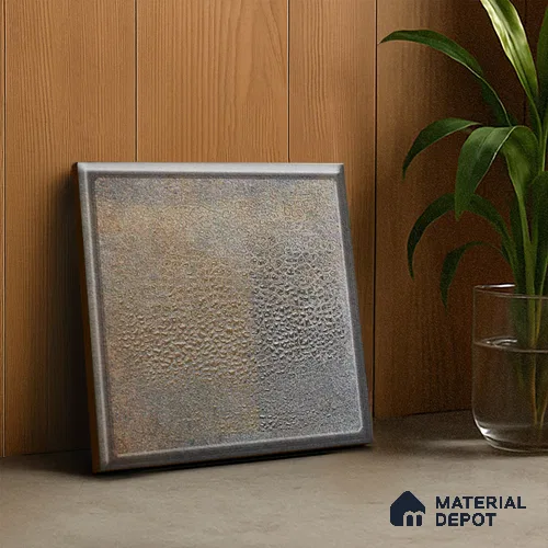 Moroccan Wall Tile TL 05638 Tangier Prime Pebble 6 x 6 inch Ceramic Matte Finish - 9 mm | 4 Random Faces | Suitable for Living Room, Bathroom, Kitchen & Backsplash