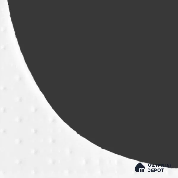Moroccan Wall Tile TL 05642 Tangier White Wave 6 x 6 inch Ceramic Matte Finish - 9 mm | 5 Random Faces | Suitable for Living Room, Bathroom, Kitchen & Backsplash