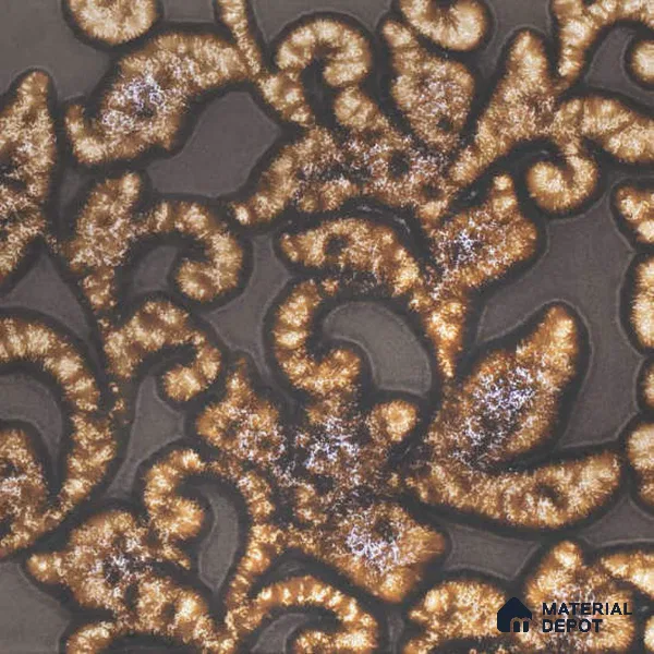 Moroccan Wall Tile TL 05644 Tangier Caramel Glow 6 x 6 inch Ceramic Matte Finish - 9 mm | 6 Random Faces | Suitable for Living Room, Bathroom, Kitchen & Backsplash