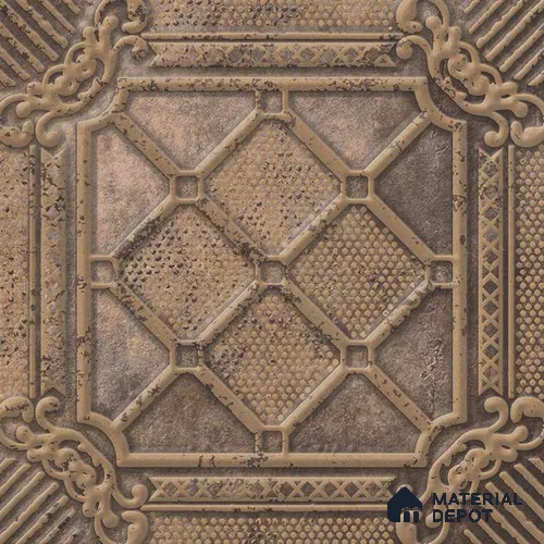 Moroccan Wall Tile TL 05647 Opulence Stone Oscar 8 x 8 inch Ceramic Matte Finish - 9 mm | 4 Random Faces | Suitable for Living Room, Bathroom, Kitchen & Backsplash | Please Expect a Slight Variation of Pattern