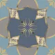 Multifired Moroccan Floor & Wall Tile TL 05671 B Zellige Cadet Mandala 1 ft x 1 ft Vitrified Matte Finish - 9 mm | Suitable for Kitchen, Bathroom, Balcony | Image 01
