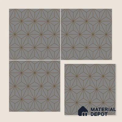 Multifired Moroccan Floor & Wall Tile TL 05680 B Zellige Black Equal Metal 12 x 12 inch Vitrified Matte Finish - 9 mm | Suitable for Living Room, Bathroom, Kitchen & Backsplash