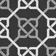 Multifired Moroccan Floor & Wall Tile TL 05706 B Zellige Black Geometrics 12 x 12 inch Vitrified Matte Finish - 9 mm | Suitable for Living Room, Bathroom, Kitchen & Backsplash | Image 02