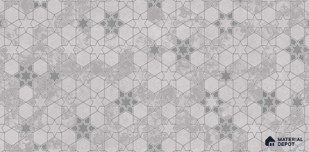 Highlighter Wall Tile TL 05734 Vitara Pearl Shell 4 ft x 2 ft Vitrified Matte Finish - 9 mm | Suitable For Bathroom, Accent/Feature Wall, Dining Area