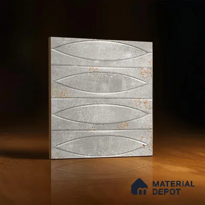 Patterned Wall Tile TL 05749 E Tones Irish Fog 1 ft x 1 ft Ceramic Glossy Finish - 9 mm | Suitable for Living Room, Bedroom, Kitchen, Bathroom | Please Expect a Slight Variation of Pattern