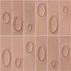Geometric Wall Tile TL 05750 B Tones Tron Cipria 1 ft x 1 ft Ceramic Glossy Finish - 9 mm | Suitable for Living Room, Bedroom, Kitchen, Bathroom | Image 1