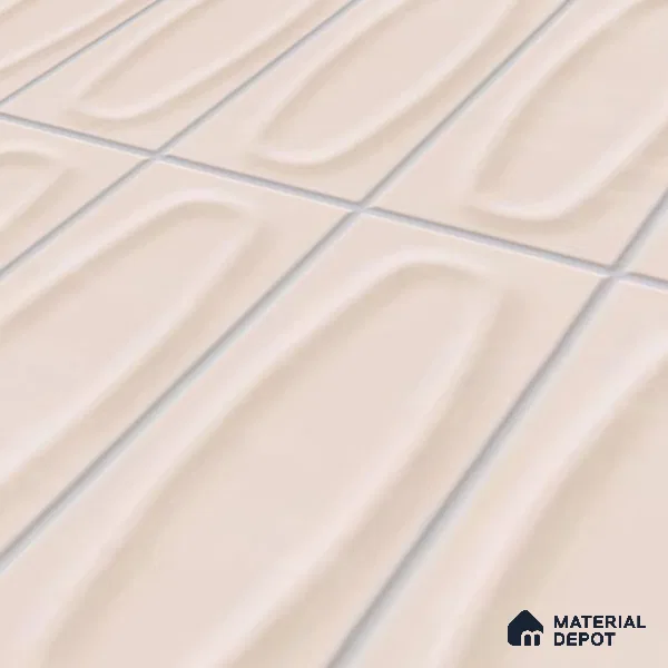 Faux Subway Look Matte Finish Rose Ceramic Wall Tile | TL 05752 C | 1 ft x 1 ft - 9 mm | Suitable For Kitchen, Bathroom & Living Room
