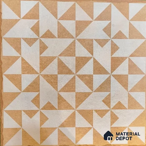TL 05755 B Golden Highlighter 398x398 mm Matte Finish Vitrified Parking Tile -12 mm (Random Design)