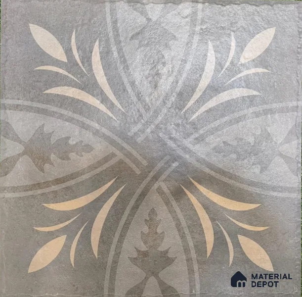 TL 05757 B Anthracite Highlighter 398x398 mm Matte Finish Vitrified Parking Tile -12 mm (Random Design)