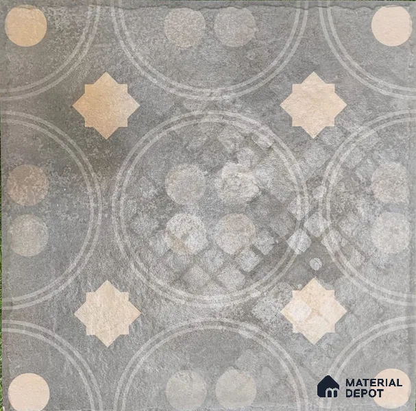 TL 05757 B Anthracite Highlighter 398x398 mm Matte Finish Vitrified Parking Tile -12 mm (Random Design)