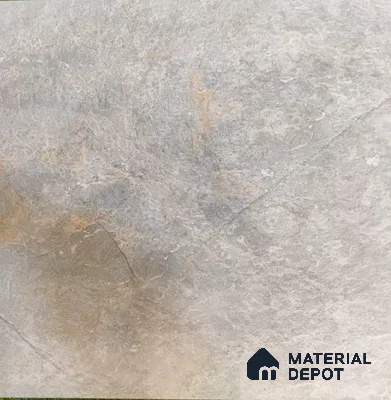 TL 05759 Grey Veil 398x398 mm Matte Finish Vitrified Parking Tile -12 mm (Random Design)