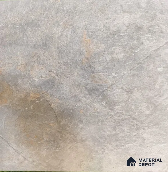TL 05759 Grey Veil 398x398 mm Matte Finish Vitrified Parking Tile -12 mm (Random Design)