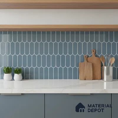 TL 05761 B Aqua Chromatic 600x300 mm Glossy Finish Ceramic Wall Tile - 7 mm | Please Expect a Slight Variation of Pattern (Sample)