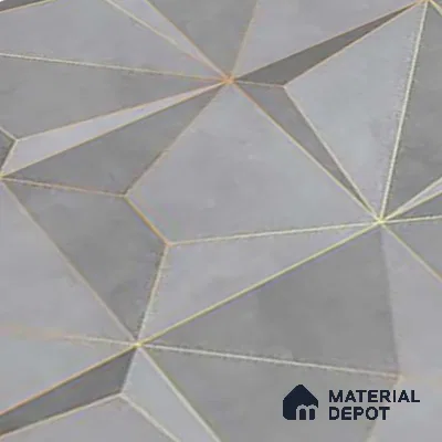 3D Wall Tile TL 05763 B Grey Portion 600x300 mm Glossy Finish Tile -9 mm