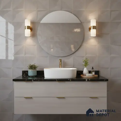 3D Wall Tile TL 05763 B Grey Portion 600x300 mm Glossy Finish Tile -9 mm