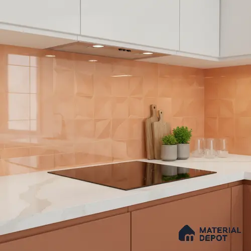 3D Wall Tile TL 05763 D Coral Portion 600x300 mm Glossy Finish Tile - 9 mm