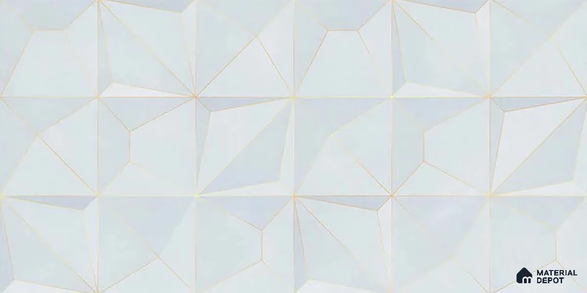 3D Wall Tile TL 05763 E Sea Portion 600x300 mm Glossy Finish Tile - 9 mm