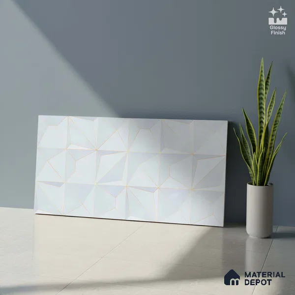 3D Wall Tile TL 05763 E Sea Portion 600x300 mm Glossy Finish Tile - 9 mm