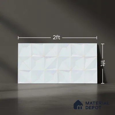 3D Wall Tile TL 05763 E Sea Portion 600x300 mm Glossy Finish Tile - 9 mm