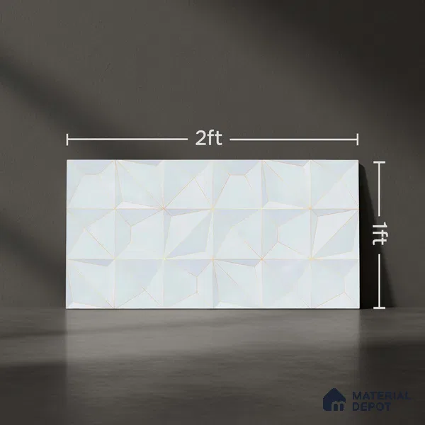 3D Wall Tile TL 05763 E Sea Portion 600x300 mm Glossy Finish Tile - 9 mm