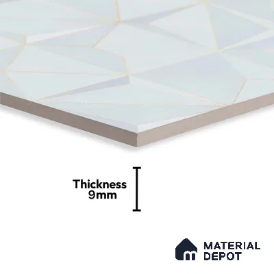 3D Wall Tile TL 05763 E Sea Portion 600x300 mm Glossy Finish Tile - 9 mm