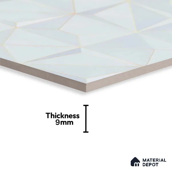 3D Wall Tile TL 05763 E Sea Portion 600x300 mm Glossy Finish Tile - 9 mm