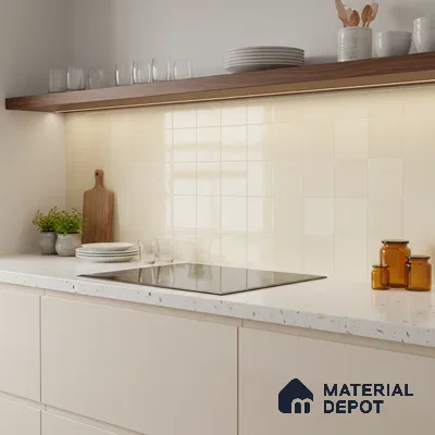 Faux Subway Wall Tile TL 05768 B Imola Peaky Decor 600x300 mm Glossy Finish Tile - 9 mm | Please Expect a Slight Variation of Pattern (Sample)