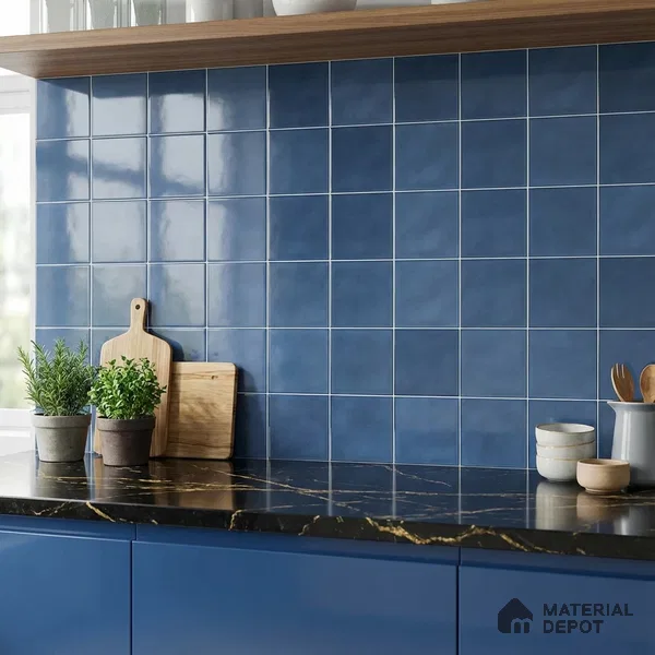 Faux Subway Wall Tile TL 05768 E Imola Ocean Decor 600x300 mm Glossy Finish Tile - 9 mm | Please Expect a Slight Variation of Pattern (Sample)
