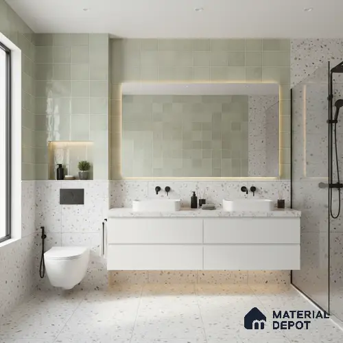 Faux Subway Wall Tile TL 05768 Imola Dice Decor 600 x 300 mm Ceramic Tile - 9 mm | Please Expect a Slight Variation of Pattern