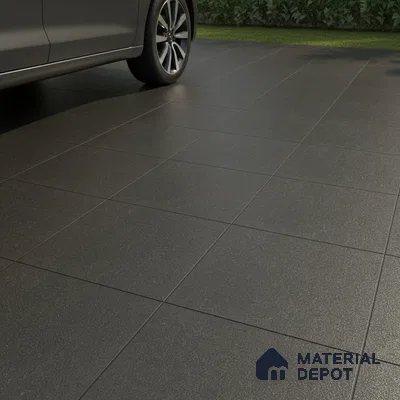 TL 05774 Coal Platinum Grey 400x400 mm Matte Finish Vitrified Parking Floor Tile - 12 mm | Pattern Alignment May Vary | 2-3 mm Spacer is Mandatory