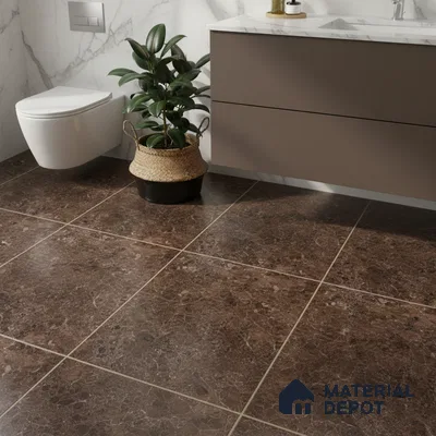 TL 05793 G Quartz Dark 300x300 mm Matte Finish Ceramic Floor Tile - 7 mm