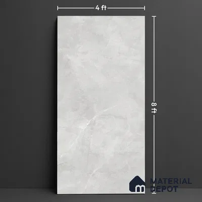 Marble Look Wall & Floor Tile TL 05842 Quantum Pulpis 8 ft x 4 ft Matte Finish Vitrified Large Format Tile - 9 mm | Suitable for Living Room, Bedroom, Office | Adhesive and Spacers Must be Used During Installation