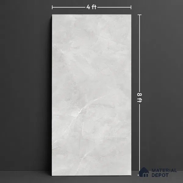 Marble Look Wall & Floor Tile TL 05842 Quantum Pulpis 8 ft x 4 ft Matte Finish Vitrified Large Format Tile - 9 mm | Suitable for Living Room, Bedroom, Office | Adhesive and Spacers Must be Used During Installation